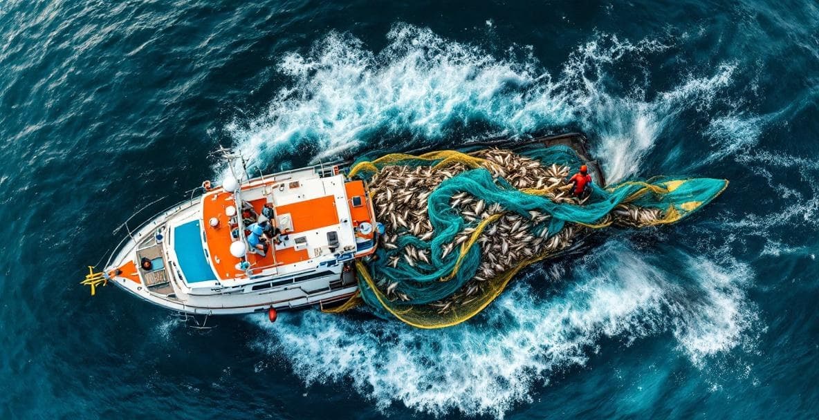 底引き網漁のやり方完全ガイド|曳網速度と海底地形把握で漁獲量アップ